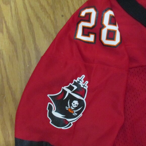 Vintage Warrick Dunn #28 Tampa Bay Buccaneers Youth Jersey L 14-16 by Champion - Picture 5 of 5